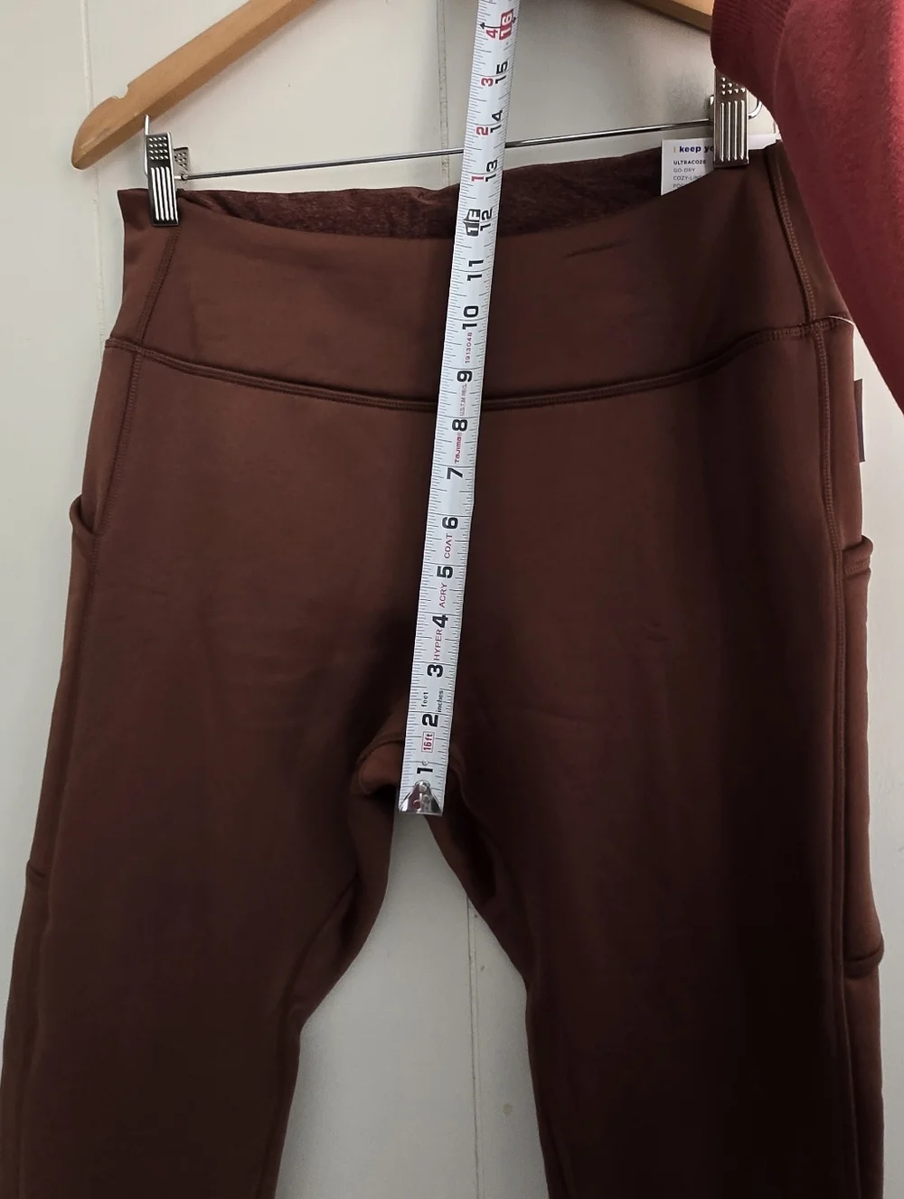 Old Navy Brown High-Rise Full-Length Leggings Ultra Cozy -Size L